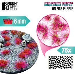 Touffes d'herbe martienne - ON FIRE PURPLE | Touffes Martien Fluorescent