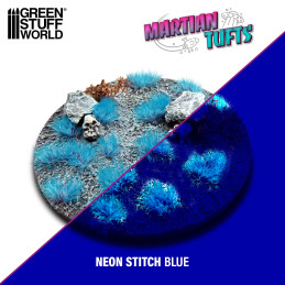 Marsgrasbüschel - NEON STITCH BLUE | Fluoreszierenden Mars-Büschel Marsgrasbüschel - NEON STITCH BLUE | Fluoreszierenden Mars-Büschel