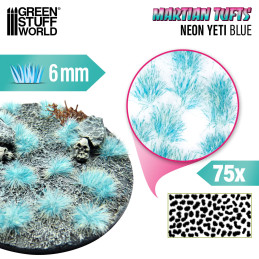 Marsgrasbüschel - NEON YETI BLUE | Fluoreszierenden Mars-Büschel