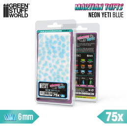 Martian Fluor Tufts - NEON YETI BLUE | Martian Fluor Tufts