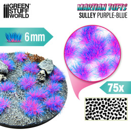 Touffes d'herbe martienne - SULLEY PURPLE-BLUE | Touffes Martien Fluorescent