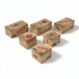 Miniature Printed Boxes - Large