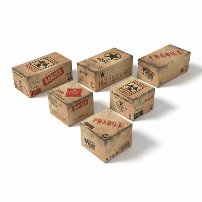 Cajas en Miniatura para armar Impresas - Grandes