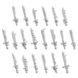 Set stampato in 3D - Spade di fuoco