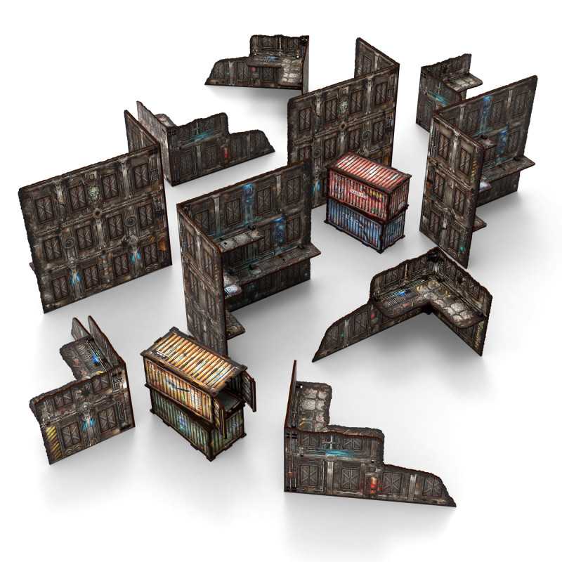 Pack de escenografía WTC plegable pre-pintada | Escenografía oficial WTC compatible torneos Warhammer 40k competitivos Pack de escenografía WTC plegable pre-pintada | Escenografía oficial WTC compatible torneos Warhammer 40k competitivos