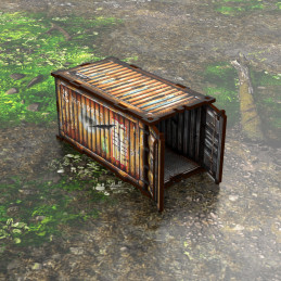 Conteneur WTC prépeint | Décor officiel WTC compatible avec les tournois Warhammer 40k compétitifs Conteneur WTC prépeint | Décor officiel WTC compatible avec les tournois Warhammer 40k compétitifs