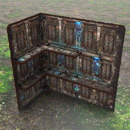 Rovina WTC pieghevole preverniciata a tre piani - Sci-Fi