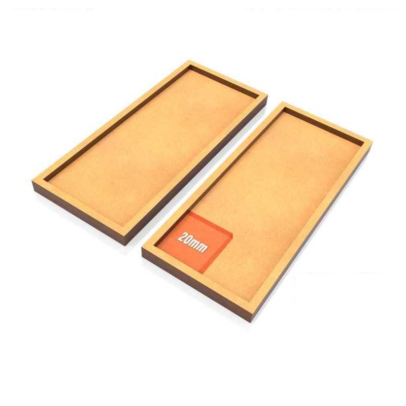 Plateaux de Mouvement MDF 100x40mm | Plateaux de mouvement pour bases carrées Plateaux de Mouvement MDF 100x40mm | Plateaux de mouvement pour bases carrées