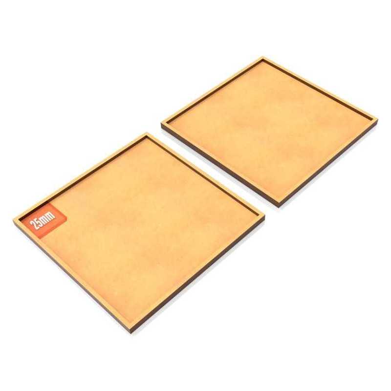 Plateaux de Mouvement MDF 125x125mm | Plateaux de mouvement pour Old World