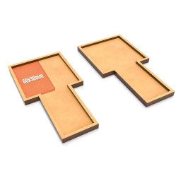 MDF Movement Trays - 1x2 - 60x120mm | Old World Movement trays