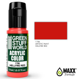 Acrylfarben HELLFIRE RED | Acryl farben