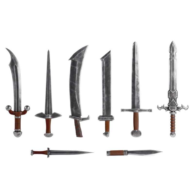 3D-Druckset - Schwerter & Dolche | Infanteriewaffen Waffen und Zubehör