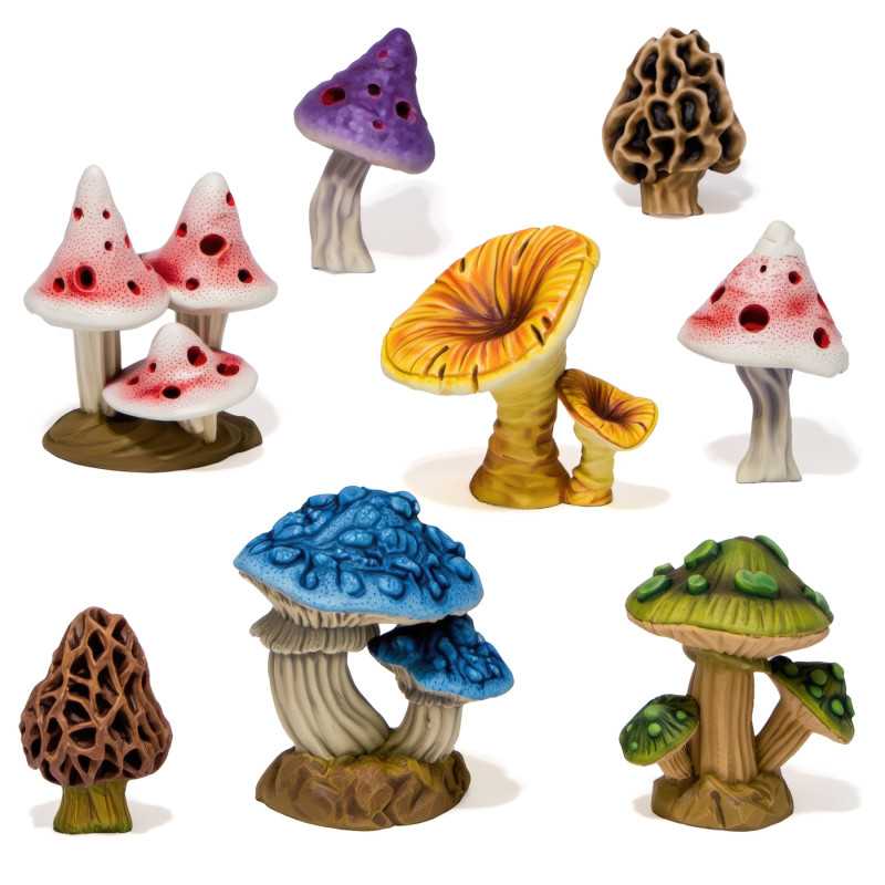 Set stampato in 3D - Funghi silvestri XL