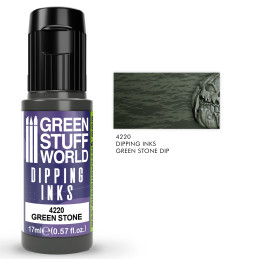 Peintures Dipping ink 17 ml - Green Stone Dip | Peintures Dipping inks Peintures Dipping ink 17 ml - Green Stone Dip | Peintures Dipping inks