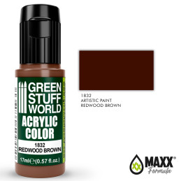 Acrylic Color REDWOOD BROWN | Acrylic Paints
