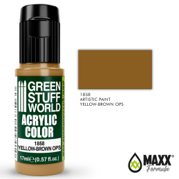 Acrylfarben YELLOW-BROWN OPS | Acryl farben