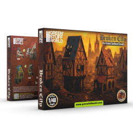 Broken City - Terrain Set | Cardboard Scenery
