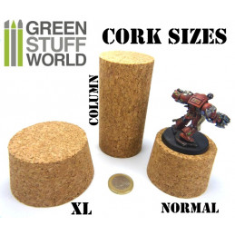 COLUMNA de Corcho Soportes Miniaturas