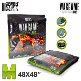 Neoprene Mat 4x4' Flamecoil Path (120x120cm)