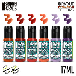 Set Peinture Opaque- Couleurs Chaudes | Kits peinture