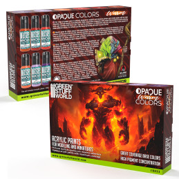 Deckendes Farbset - Warme Farben | Acrylfarben set Deckendes Farbset - Warme Farben | Acrylfarben set