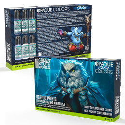 Opaque Paint Set - Cold Colours | Model Paint Sets