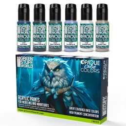 Opaque Paint Set - Cold Colours | Model Paint Sets