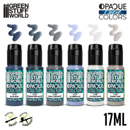 Opaque Paint Set - Cold Colours | Model Paint Sets