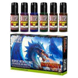 Set x6 Intensity Inks - Set 2 | Model Paint Sets
