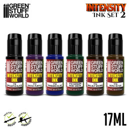Set x6 Intensity Inks - Set 2 | Model Paint Sets