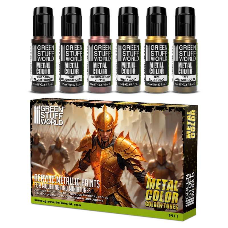 Metallic Paints Set - Gold | Metallic Paints Metallic Paints Set - Gold | Metallic Paints