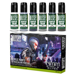 Paint Set - NMM Steel and Silver | Model Paint Sets