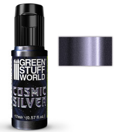 Silver metallic paint for decorating your figures and dioramas. | Cosmic Silver Effect Paint