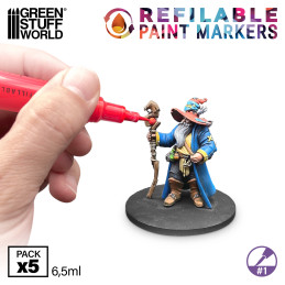 GSW Refillable markers 1 | Refillable paint pen for miniatures GSW Refillable markers 1 | Refillable paint pen for miniatures