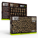 1000x Battlefield Resin Skulls 1:48-1:35