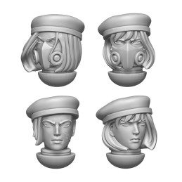 DakkaDakka - Battle Sisters of Repentance Heads with Berets