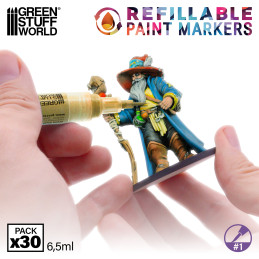 Caja Rotuladores Recargables 1 (x30) | Marcador rellenable