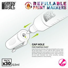 Boîte de marqueurs rechargeables 2 | Stylo-feutre rechargeable