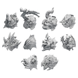 DakkaDakka - Corpse Maker - Nurgle Shoulder Pads 01 | Resin items