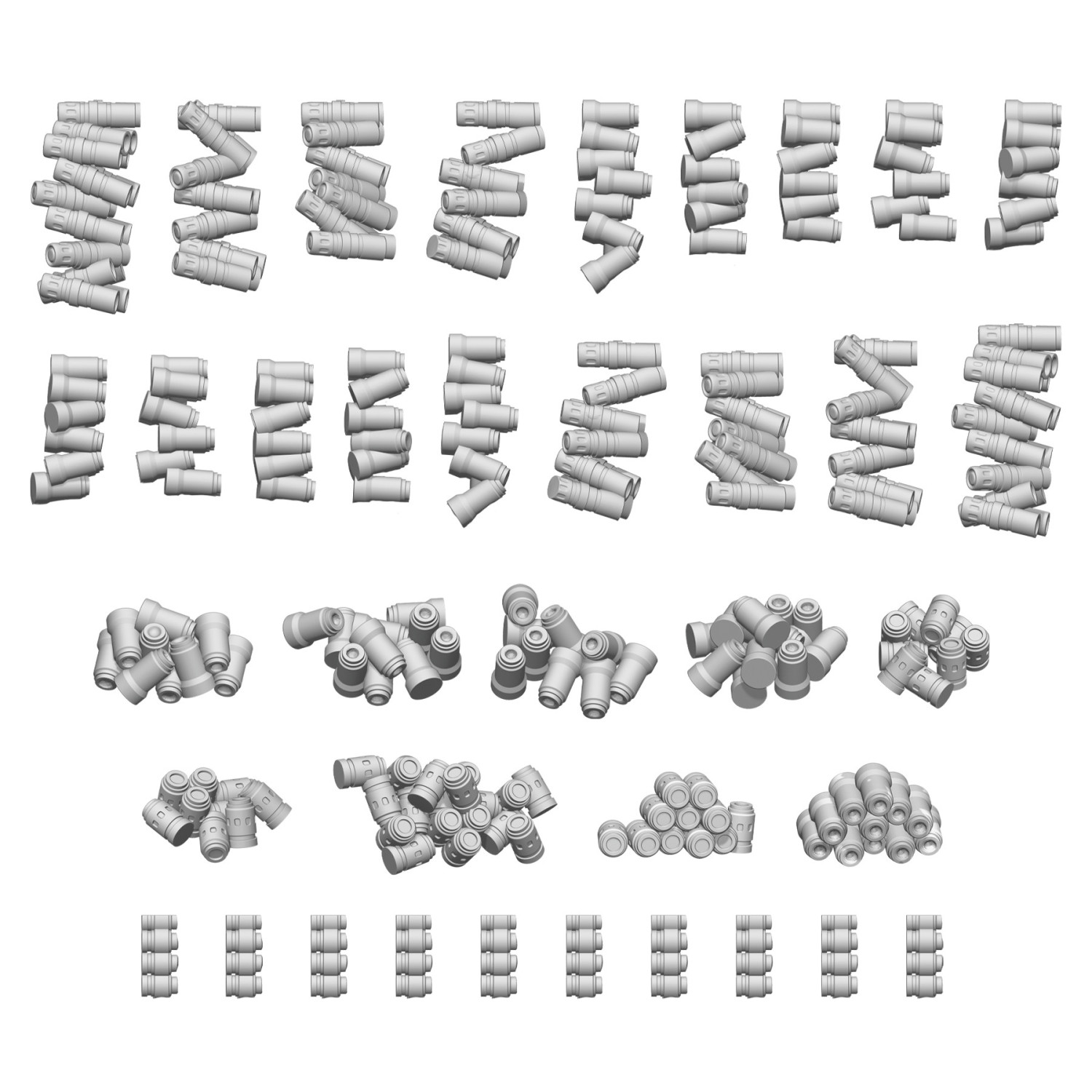 Set impreso en 3D - Casquillos de bala Armas y accesorios vehiculos