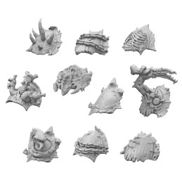 DakkaDakka - Pandemonium - Nurgle Shoulder Pads Set 02 | Resin items