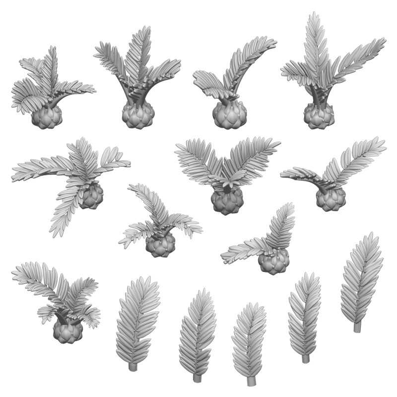 3D printed set - Small Palms 3D printed set - Small Palms
