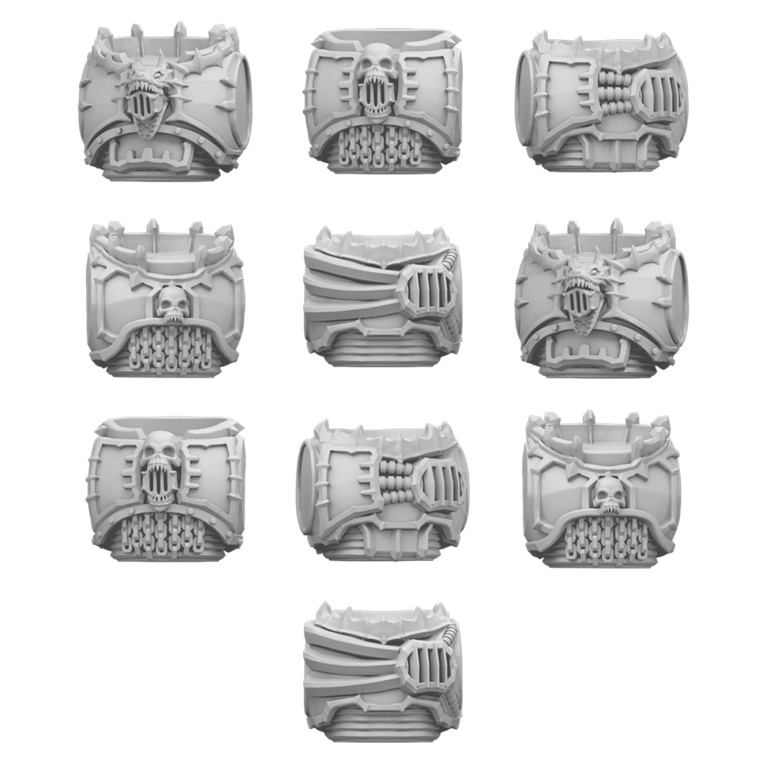 DakkaDakka - Kill Obsessed Squad - Khorne Torsos | Resin items