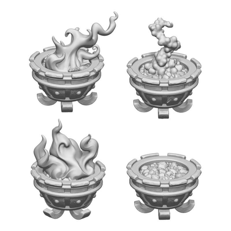 3D printed set - Braziers 3D printed set - Braziers