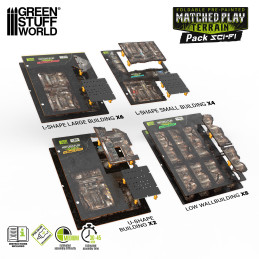 Pack de décors Matched Play pliables prépeints - Sci-Fi