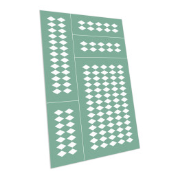 Stencil autoadesivi - Arlecchino M - 9x5mm | Stencil adesivi