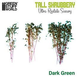 Grands Arbustes - Vert Foncé | Décors et Résine