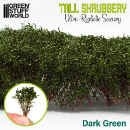 Arbustos Altos - Verde Oscuro Escenografía y Resina
