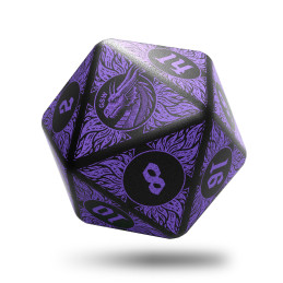 Squishy D20 Dice - DRAGON for Dnd and board games