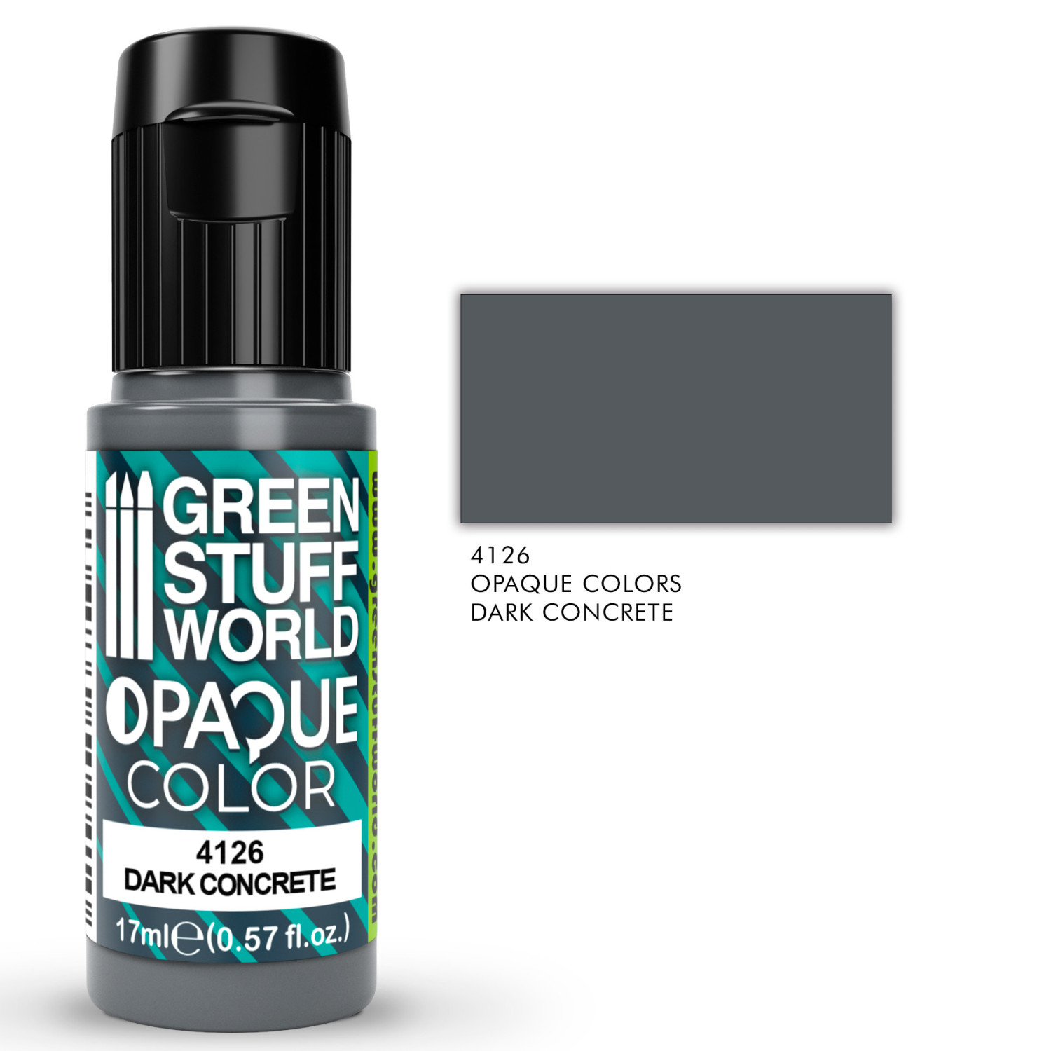 Acrylic Opaque Colors - Dark Concrete - GSW